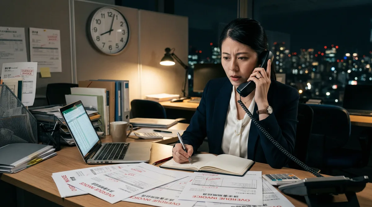 取引先の支払い遅延にどう対応する？法的手段からファクタリングまで